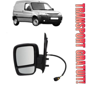Oglinda Stanga PEUGEOT PARTNER Box Body/MPV din 2008 - 2016, Auto, Reglaj electric, Completa