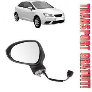 Oglinda Stanga SEAT IBIZA IV SC (6J1, 6P5) din 2008 - 2016, Auto, Reglaj electric, Completa