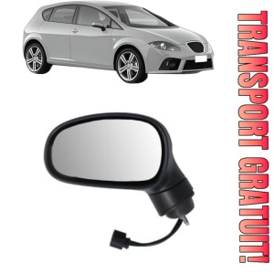 Oglinda Stanga SEAT LEON (1P1) din 2005 - 2013, Auto, Reglaj electric, Completa
