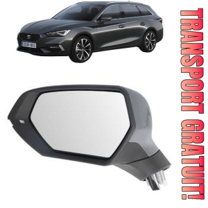 Oglinda Stanga SEAT LEON Sportstourer (KL8, KLD) din 2020 - 2024, Auto, Reglaj electric, Completa