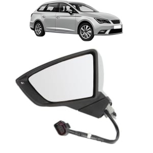 Oglinda Stanga SEAT LEON ST (5F8) din 2012 - 2020, Auto, Reglaj electric, Completa - Img 2