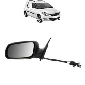 Oglinda Stanga SKODA FABIA I Praktik (6Y5) din 2000 - 2007, Auto, Reglaj mecanic, Completa - Img 2