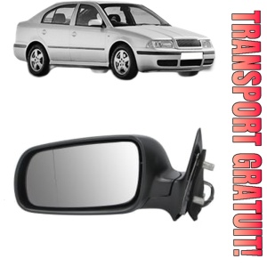 Oglinda Stanga SKODA OCTAVIA I (1U2) din 1996 - 2010, Auto, Reglaj electric, Completa