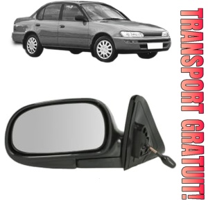 Oglinda Stanga TOYOTA COROLLA (_E10_) din 1992 - 1997, Auto, Reglaj mecanic, Completa