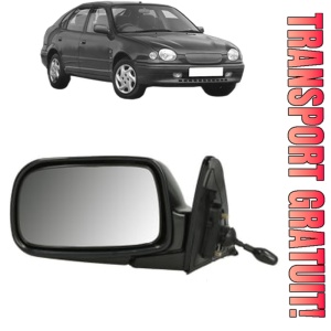 Oglinda Stanga TOYOTA COROLLA Liftback (_E11_) din 1997 - 2002, Auto, Reglaj mecanic, Completa