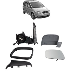 Oglinda Stanga Volkswagen CADDY Box Body/MPV (6K9, 9E7, 9E9) din 1998 - 2009, Auto, Reglaj electric, Completa - Img 2