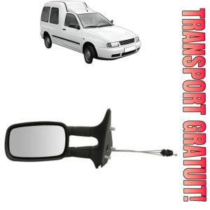 Oglinda Stanga Volkswagen CADDY II MPV (9K9B) din 1995 - 2004, Auto, Reglaj mecanic, Completa
