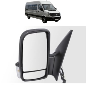 Oglinda Stanga Volkswagen CRAFTER 30-35 Bus (2E_) din 2006 - 2016, Auto, Reglaj manual, Completa - Img 2
