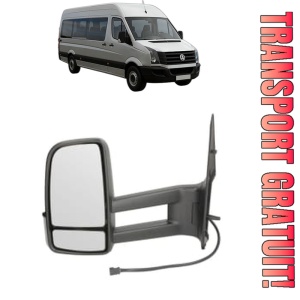 Oglinda Stanga Volkswagen CRAFTER 30-35 Bus (2E_) din 2006 - 2016, Auto, Reglaj electric, Completa