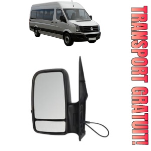 Oglinda Stanga Volkswagen CRAFTER 30-35 Bus (2E_) din 2006 - 2016, Auto, Reglaj manual, Completa