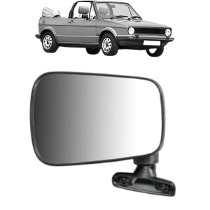 Oglinda Stanga Volkswagen GOLF I Cabriolet (155) din 1979 - 1993, Auto, Reglaj manual, Completa - Img 2
