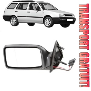 Oglinda Stanga Volkswagen GOLF III Variant (1H5) din 1993 - 1999, Auto, Reglaj electric, Completa