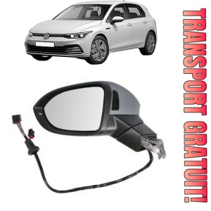 Oglinda Stanga Volkswagen GOLF VIII (CD1, DA1) din 2019 - 2024, Auto, Reglaj electric, Completa