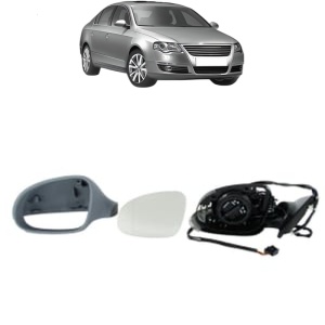 Oglinda Stanga Volkswagen PASSAT B6 (3C2) din 2005 - 2010, Auto, Reglaj electric, Completa - Img 2