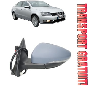 Oglinda Stanga Volkswagen PASSAT B7 (A32, A33) din 2011 - 2020, Auto, Reglaj electric, Completa
