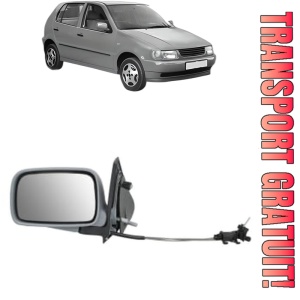 Oglinda Stanga Volkswagen POLO III (6N1) din 1994 - 1999, Auto, Reglaj mecanic, Completa