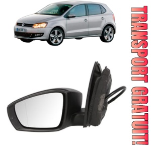 Oglinda Stanga Volkswagen POLO V Hatchback Van (6R1, 6C1) din 2009 - 2014, Auto, Reglaj electric, Completa