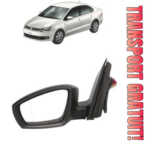 Oglinda Stanga Volkswagen POLO V Saloon (602, 604, 612, 614) din 2010 - 2022, Auto, Reglaj electric, Completa