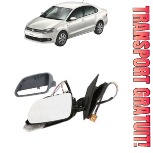 Oglinda Stanga Volkswagen POLO V Saloon (602, 604, 612, 614) din 2010 - 2022, Auto, Reglaj electric, Completa