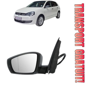 Oglinda Stanga Volkswagen POLO VIVO Hatchback (6S1, 6S3) din 2010 - 2019, Auto, Reglaj electric, Completa