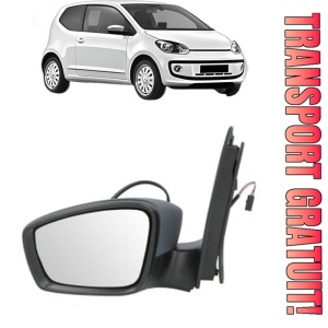 Oglinda Stanga Volkswagen UP! (121, 122, BL1, BL2, BL3, 123) din 2011 - 2023, Auto, Reglaj electric, Completa