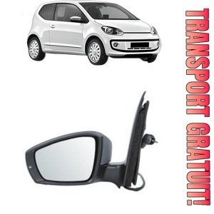 Oglinda Stanga Volkswagen UP! (121, 122, BL1, BL2, BL3, 123) din 2011 - 2023, Auto, Reglaj mecanic, Completa