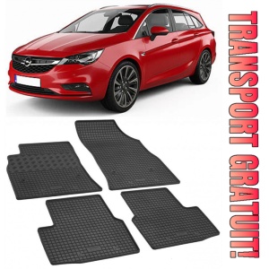 Opel Astra K, Combi, fabricat din 04.2016 - Prezent, set covorase auto dedicate, din cauciuc 100% Premium
