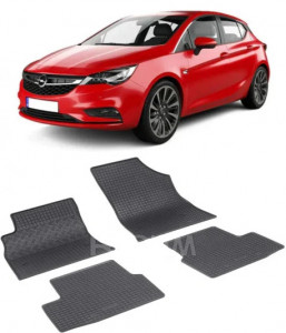 Opel Astra K Lux, Combi, fabricat din 04.2016 - Prezent, Covorasele fabricat din Spate Mai Mari, set covorase auto dedicate, din cauciuc 100% Premium accesorii pentru autoturismul tau - masina v153859