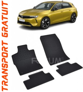 Opel Astra L Hybrid fabricat din 2022 - Prezent, Hatchback, set covorase auto dedicate, din cauciuc 100% Premium accesorii pentru autoturismul tau - masina v151139