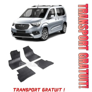 Opel Combo D, Van, fabricat din 2012 - 12.2017, 5 Locuri, set covorase auto dedicate, din cauciuc 100% Premium - Transport Gratuit