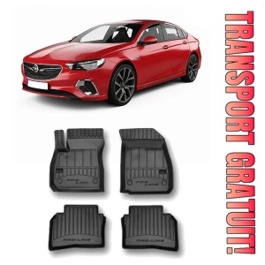 Opel Insignia B, Sedan, Din 06.2017 - Prezent , Set Covorase Auto Tip Tavita Premium 3D, din cauciuc