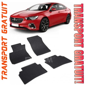 Opel Insignia B, Sedan, fabricat din 06.2017 - Prezent, set covorase auto dedicate, din cauciuc 100% Premium