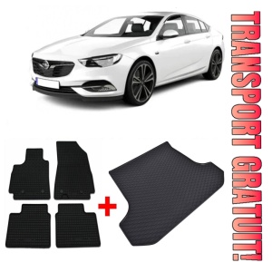 Opel Insignia Set Covorase + tavita portbagaj auto Opel Insignia Grand Sport fabricatie 2017 - 2019, caroserie sedan