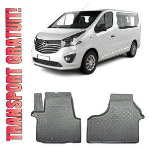 Opel Vivaro B, Van, Din 09.2014 - 02.2019 , Set Covorase Auto Tip Tavita Premium 3D, din cauciuc