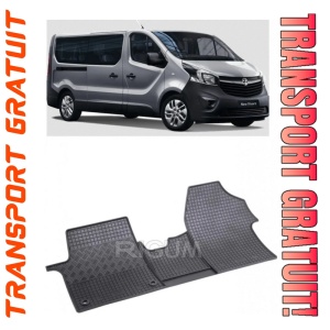 Opel Vivaro C, Van, fabricat din 03.2019 - Prezent, 2-3 Locuri, Transport Marfa, set covorase auto dedicate, din cauciuc 100% Premium