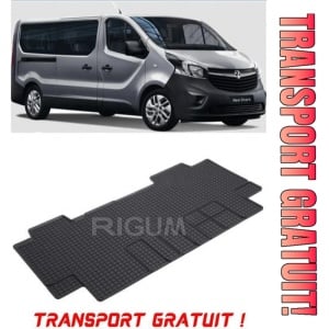 Opel Vivaro C, Van, fabricat din 03.2019 - Prezent, Rand 2, Masina Are 6 Locuri, set covorase auto dedicate, din cauciuc 100% Premium - Transport Gratuit