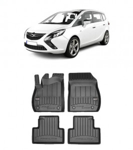 Opel Zafira C, Van, Din 01.2012 - 07.2019 , Set Covorase Auto Tip Tavita Premium 3D, din cauciuc accesorii pentru autoturismul tau - masina v174195