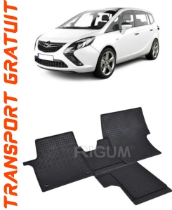Opel Zafira Life fabricat din 2020 - Prezent (Covorase Fata), set covorase auto dedicate, din cauciuc 100% Premium accesorii pentru autoturismul tau - masina v157318