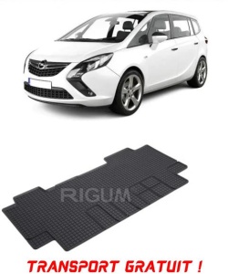 Opel Zafira Life, Van, fabricat din 03.2019 - Prezent, Rand 2, Masina Are 6 Locuri, set covorase auto dedicate, din cauciuc 100% Premium - Transport Gratuit accesorii pentru autoturismul tau - masina v38439