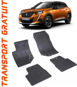 Peugeot 2008 II, Suv, fabricat din 01.2020 - Prezent, set covorase auto dedicate, din cauciuc 100% Premium accesorii pentru autoturismul tau - masina v153681