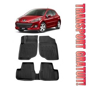Peugeot 207 (2006-2012) Set covorase auto cauciuc G.Modern Line 3D