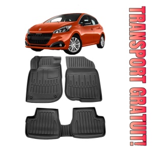 Peugeot 208 (2012-2019) Set covorase auto cauciuc G.Modern Line 3D
