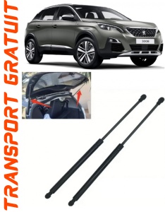 Peugeot 3008 Set 2 amortizoare pentru portbagaj / haion Krosno compatibil cu Peugeot 3008 SUV fabricat intre 2016-2020 accesorii pentru autoturismul tau - masina v91365