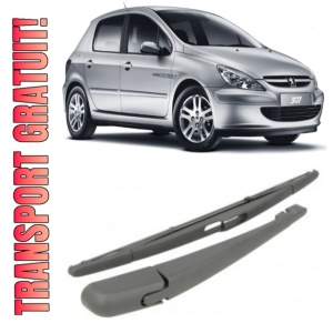 Peugeot 307 Brat stergator pentru luneta spate cu lamela 350 mm, compatibil cu Peugeot 307 Hatchback fabricat intre 2000-2009, calitate extra