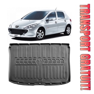 Peugeot 307 Hatchback (2001-2008) Tavita cauciuc pentru protectie portbagaj dedicata pentru Peugeot 307 Transport Gratuit