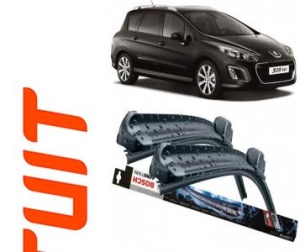 Peugeot 308 Sw Set 2 stergatoare parbriz Bosch Bosch Aerotwin 75 cm/65 cm compatibile cu Peugeot 308 Sw I (4E_, 4H_) din 2007-2014 (75 cm / 65 cm) accesorii pentru autoturismul tau - masina v126140