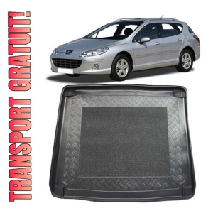 Peugeot 407 Combi din 2004 - 12.2010 *2, Tavita Pentru Portbagaj Lux Premium Dedicata, - Img 1
