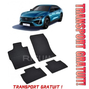 Peugeot 408 fabricat din 2023 - Prezent, Suv, set covorase auto dedicate, din cauciuc 100% Premium - Transport Gratuit