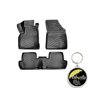 Peugeot 5008 I 2009-2016 Set 4 covorase auto din cauciuc tip tavita premium line 3D accesorii pentru autoturismul tau - masina v243313