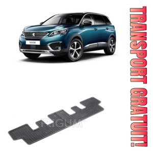 Peugeot 5008 I, Suv, fabricat din 05.2009 - 06.2017, Rand 3, set covorase auto dedicate, din cauciuc 100% Premium